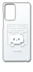 【新品未使用】Galaxy A52 5G SC-53B ギャラクシー クリア ハードケース パンダ (フキダシ) 動物 ロゴ おしゃれ オシャレ かわいい 可愛い cl-sc53b-288