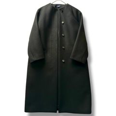 未使用に近い YLEVE ウール100% 美シルエット メルトンウールコート