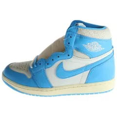 NIKE (ナイキ) AIR JORDAN 1 RETRO HIGH OG UNC REIMAGINED DZ5485-402 エアジョーダン1 レトロ リイマジンド ハイカットスニーカー ホワイト/ブルー US10/28cm