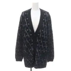 エンポリオアルマーニ EMPORIO ARMANI 6L2MYX ロゴカーディガン ニット 長袖 シャギー S マルチカラー /YQ ■OSのサムネイル