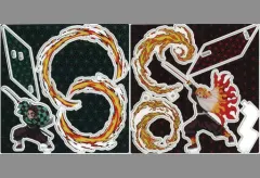 【中古】雑貨 炭治郎＆杏寿郎 ポップアップアクリルマスコットセット 「鬼滅の刃」