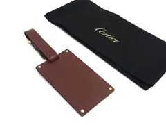 □新品□未使用□ Cartier カルティエ マストライン レザー ネームタグ  