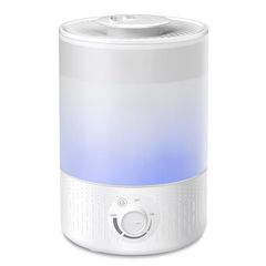 【2025新登場・ダブル吹出口・3.5L】 加湿器 大容量 UVライト除菌 超音波式 加湿器 卓上 アロマ対応 上から注水 かしつき 無階段ミスト調整 54時間連続作動 空焚き防止 水漏れ防止 吹出口360° 乾燥対策/花粉症対策 静音 寝室/オフィス/会 1