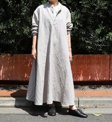 nest Robe ネストローブ Cotton linen funnel neck pullover dress ロングワンピース 01203-1554 ベージュ フリーサイズ レディース 春 有明ガーデンrecollect店 23 No.565HK