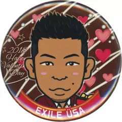 【中古】バッジ・ピンズ(男性) USA(EXILE) 缶バッジ Valentine’s Day 2018 Ver. EXILE TRIBE STATION オンラインカプセル