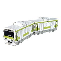 hacomo ハッピーレール 山手線 E231系 玩具 おもちゃ 組立式 工作 ダンボール クラフト 小学生 春休み GW 夏休み 冬休み 宿題 工作キット 電車