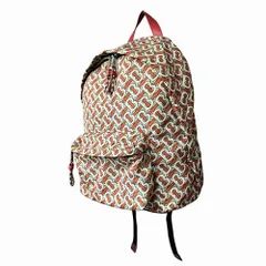 バーバリー BURBERRY TB 総柄 モノグラム リュック バックパック ベージュ 赤 レッド マルチカラー ITROYPEL24SES ☆AA★