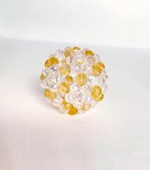 神聖幾何学フラーレン ブラジル産 アイリスクォーツAAA 10mm玉