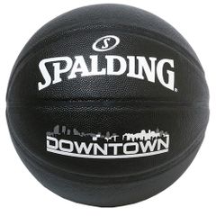 【迅速発送】SPALDING(スポルディング) バスケットボール ダウンタウン PU コンポジット ブラック 7号球 76-586J バスケ バスケット 76-586J