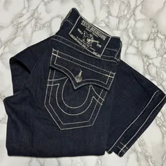 IO着用　True Religion 白ステッチ 29インチ　デニム TRUE RELIGION トゥルーレリジョン デニム io着用 白ステッチ
