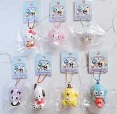 Sanrio(サンリオ) 登場人物 PVC マスコット キーリング 7 種