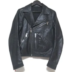 美品 Dior homme ラムレザー ライダースジャケット 46 ブラック DIOR HOMME（レザージャケット）のフリマアイテム一覧