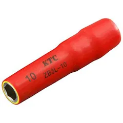 【新品・2営業日で発送】ZB3L10KTC 絶縁工具 9.5sq.ディープソケット 10mm7542984のサムネイル