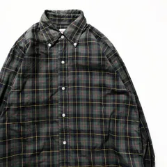 90's USA製 ブルックスブラザーズ Makers タータンチェック コットン ボタンダウンシャツ (6) 90年代 アメリカ製 旧タグ オールド LADYS アメリカ古着 USED  ビンテージ ヴィンテージ