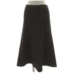 セオリー Theory スカート 裾フレア ミモレ丈 起毛 ウール ブラウン系 茶系 0