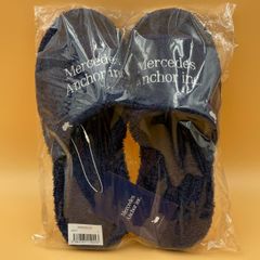 【未開封】Mercedes Anchor Inc. ルームシューズ/メルセデスアンカーインク スリッパ/Hippopotamus Room Shoes/ヒポポタマス 別注/ネイビー/L(26-28.5cm)/ 服飾 (78-2025-0506-KO-002)