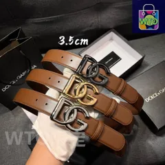 【今日特価】Dolce & Gabbana ドルチェ & ガッバーナ レザーベルト