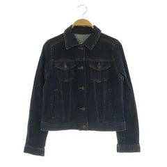 アプワイザーリッシェ Apuweiser-riche デニムジャケット Gジャン ストレッチ 2 ネイビー /MY ■OS ■SH