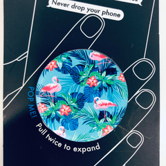 【値下げ】ポップソケッツ POPSOCKETS　Rainforest Flamingos フラミンゴ