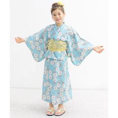 三勝 浴衣 淡緑色 花火柄 未使用 - メルカリ