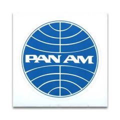 ステッカー #068 PANAM パンナム PAN AMERICAN AIR NEW世田谷ベース系 ノスタルジック アメリカン雑貨