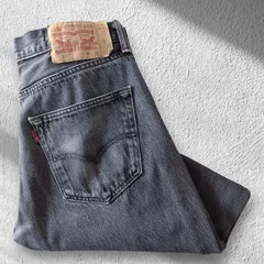 ■古着 Levi's リーバイス 501 ブラックジーンズ デニムパンツ 16年製 W31L32【L5176】