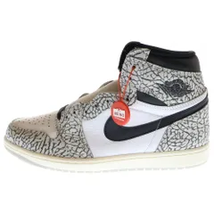 NIKE (ナイキ) AIR JORDAN 1 RETRO HIGH OG White Cement Safari エア ジョーダン 1 レトロ ハイカットスニーカー ホワイトセメント サファリ US11/29cm DZ5485-052
