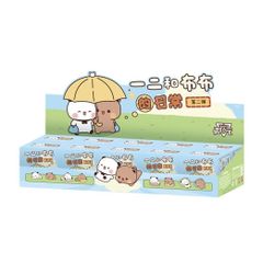 MONISO 正規版 アニメのパンダ 一二とブブの日常  シリーズ  第二弾 フィギュアブ ラインドケースセット （1BOX10対入り）