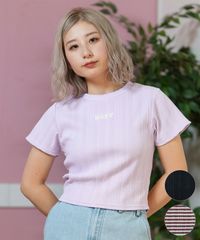 【ムラスポ公式】新品 ROXY ロキシー 半袖 Tシャツ レディース クロップド丈 ショート丈 RST252047