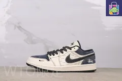 【今日WTO】Air Jordan 1 エアジョーダン 1 XS6086-017 米色ブルー-WTO輸入3-NVX22