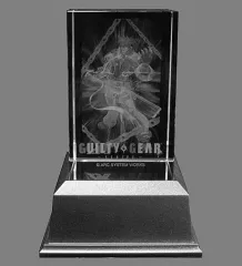 【中古】雑貨 [単品] ソル=バッドガイ 3Dクリスタル 「PS5/PS4ソフト GUILTY GEAR -STRIVE アルティメットエディション/通常版 ファミ通DXパック 3Dクリスタルセット」 同梱特典
