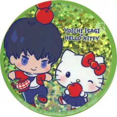 【中古】バッジ・ピンズ 潔世一×ハローキティ ホログラム缶バッジ 「ブルーロック×サンリオキャラクターズ」