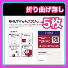 【5枚】ゆうパケットポストmini 専用封筒