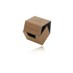 THE GORILLA CASE デッキケース トレカケース PUレザー マグネット開閉式 横入れ (カーキ) 0