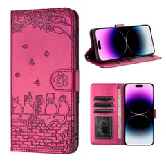 【人気商品】アイフォン14 プロマックス 人気 カバー 手帳 スマホケース 手帳型 おしゃれ 携帯ケース かわいい猫と美しい桜柄 ケース iphone14promax ケース 手帳型 PUレザー Max 本革 耐衝撃 あいふぉん14プロマックス Pro カバー