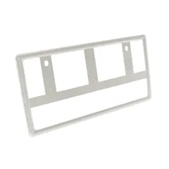 【即日発送】ホワイト 8×337×170 ナンバーフレーム mm 車外用品 Yac) PF-402 槌屋ヤック(Tsuchiya