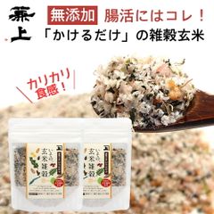 兼上 いその 玄米雑穀 かけるだけ 60g×2袋 無添加 国産 和風 和風オートミール ふりかけ 雑穀米 玄米 腸活 調理不要 加熱不要 保存食 ポスト投函