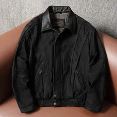 新品未使用 h メンズ レザージャケット 本革 無塗装 頭層牛革 スエード調 ソフトレザー ヴィンテージ風 大きいサイズ 秋冬アウター ブラック S-5XL