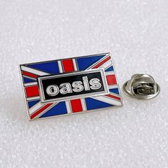 Oasis オアシス Union Jack ユニオンジャック ピンバッジ