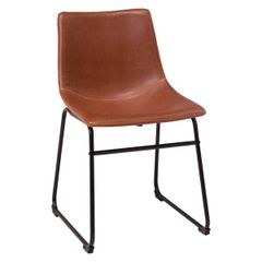 最終値下げ レザー アイアン チェア 椅子 革張り used 中古 - メルカリ
