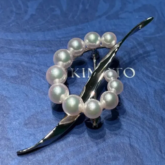 MIKIMOTOミキモト K18 パール ブローチ