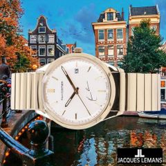 メンズ 腕時計 Jacques Lemans ケビンコスナー・コレクション 国産クォーツ搭載 102E ベルト調整簡単工具プレゼント