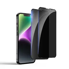 【在庫セール】保護フィルム 液晶 ガラス 強化 14 14 14 アイフォン14 プライバシー フィルム 保護 iPhone フィルム【全面保護/高透過率/耐衝撃/硬度9h/飛散防止/気泡ゼロ/指紋防止/貼り付け簡単】【2枚セット】 ガラスフィルム 【覗き見防