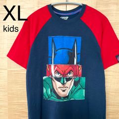 US 헌 옷 저스티스 리그 배트맨 플래시 DC 코믹 반소매 티셔츠 감색 × 레드 XL