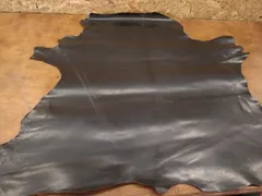 ワックスカーフ 黒 74ds