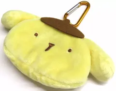 【中古】バッグ ポムポムプリン カラビナ付き フェイスポーチ 「サンリオキャラクターズ」