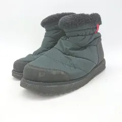 ■ ⊇ BEARPAW ベアパウ ブランドロゴ ショート ムートンブーツ サイズ38 ブラック系 レディース E  【1501230040624】