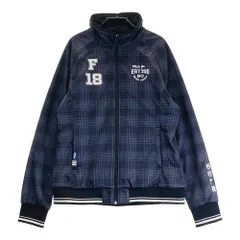 サイズ：L FILA GOLF フィラゴルフ IK4AL213 裏起毛 ジップジャケット チェック柄 グレー系 [240101534772] ゴルフウェア レディース ストスト