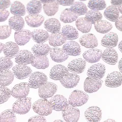 デコパーツ 貝殻 8mm 紫 海 500個 カボション ネイル レジン封入 ハンドメイド 手芸 パーツ BD3713