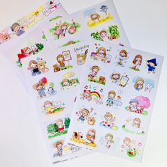 MO67 Molinta モリンタ【四季瞬間】和紙 シートステッカー